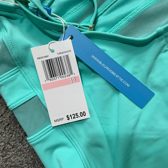 NWT aqua blue swimsuit - Picture 7 of 7